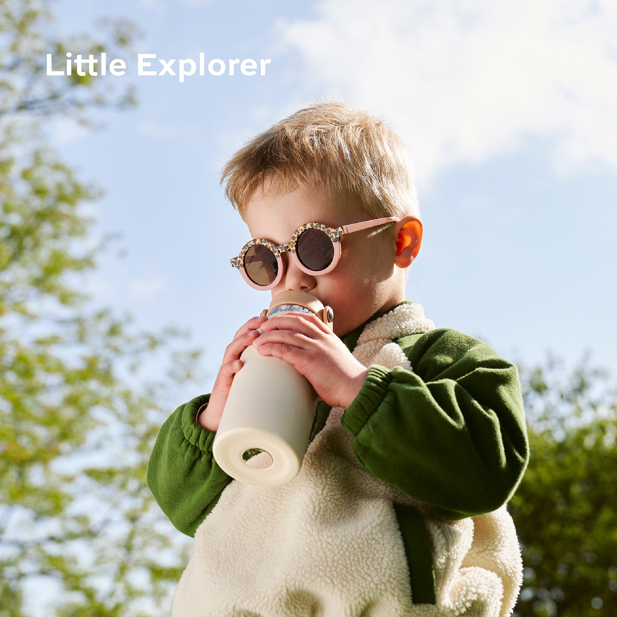 Babymoov Little Explorer Ivory – Geïsoleerde roestvrijstalen kinderfles