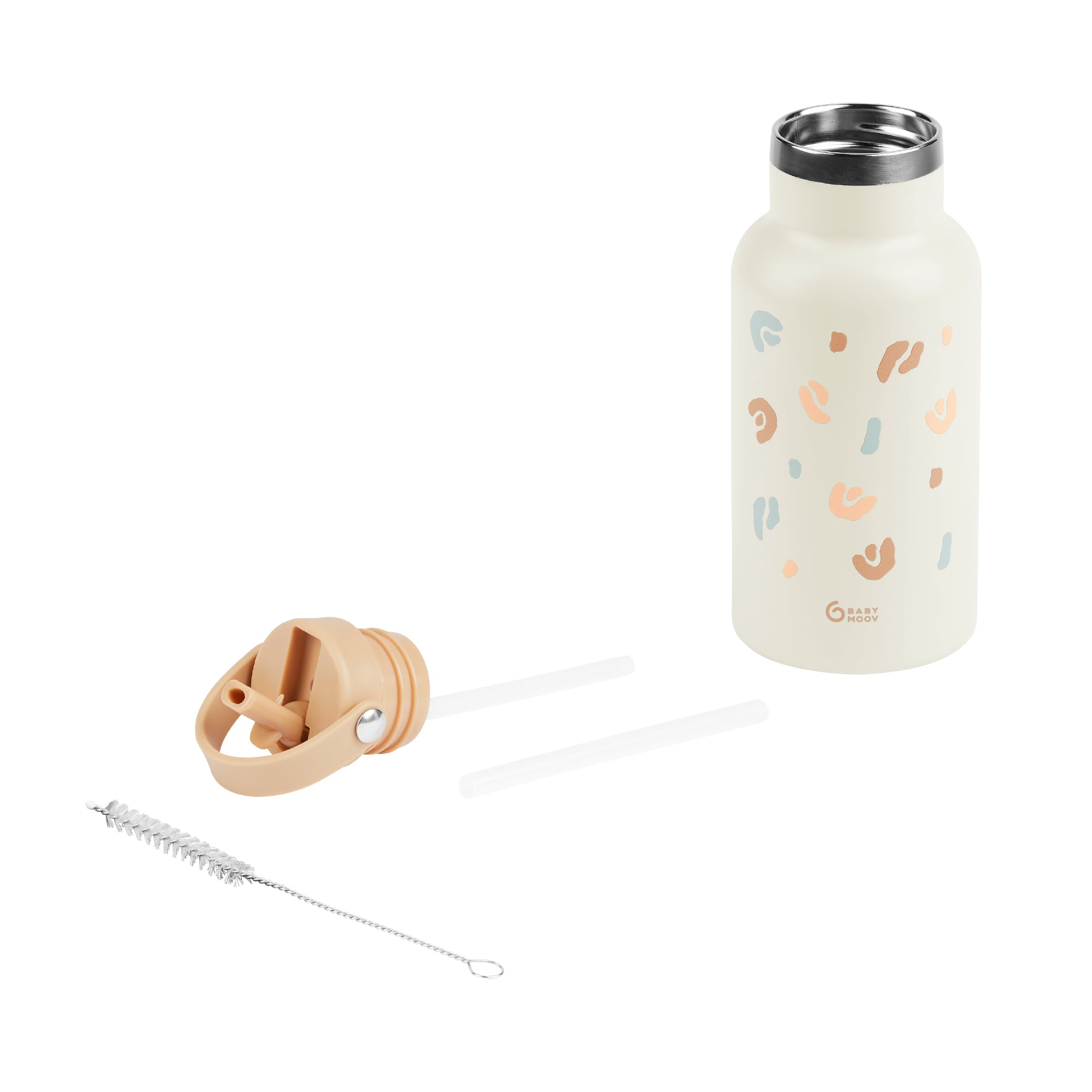 Babymoov Little Explorer Ivory – Geïsoleerde roestvrijstalen kinderfles