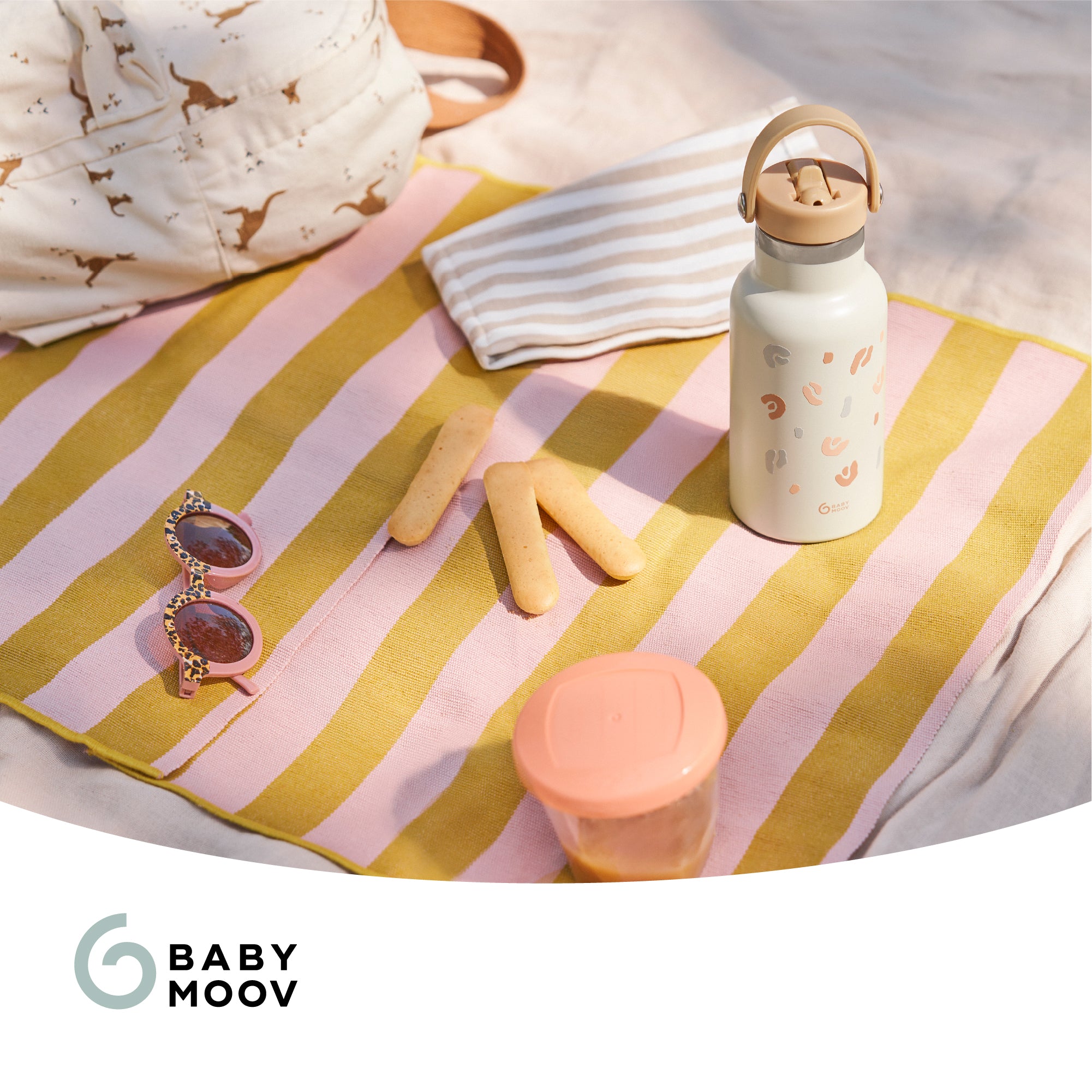 Babymoov Little Explorer Ivory – Geïsoleerde roestvrijstalen kinderfles