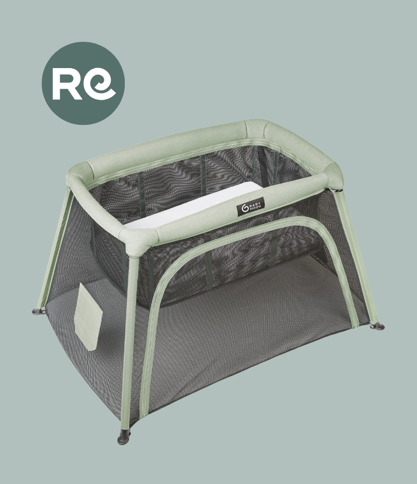 Reisbed met geïntegreerde wieg - Moov & Comfy Refurbished