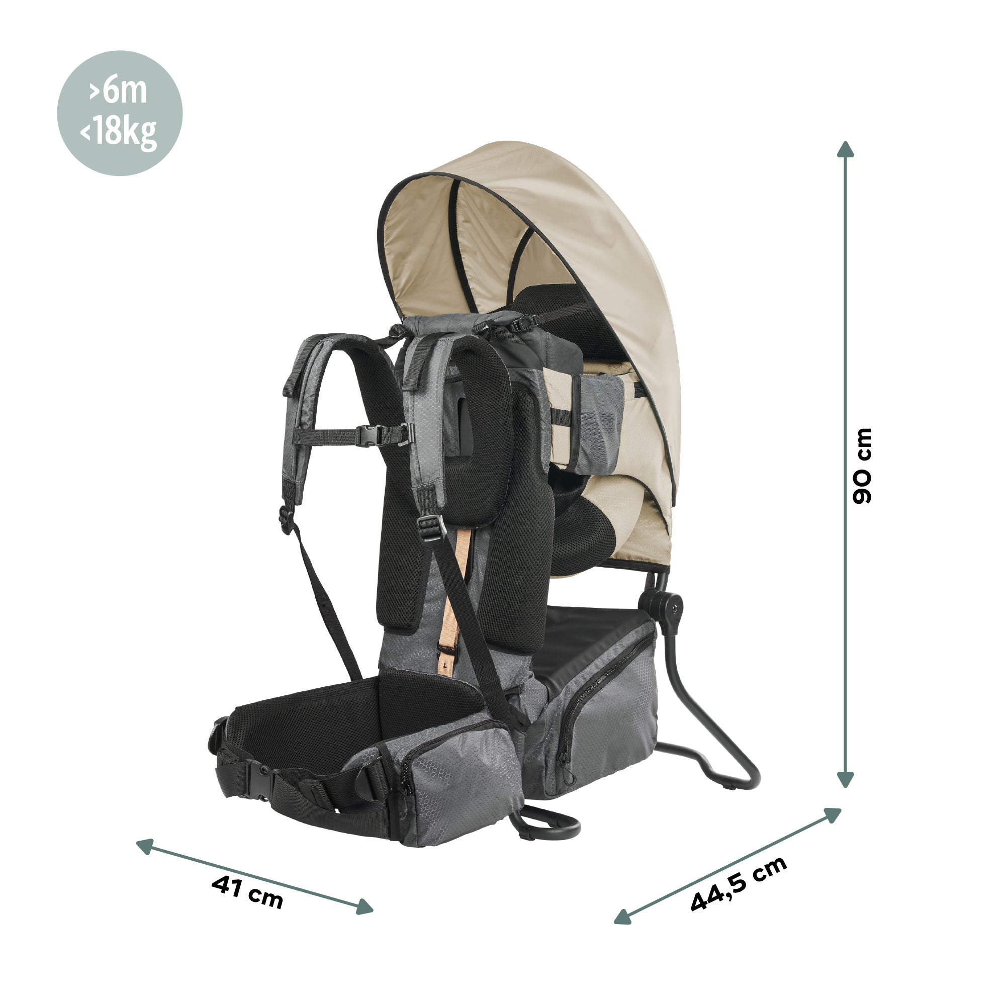 Moov & Hike (+) Rugdrager en regenhoes