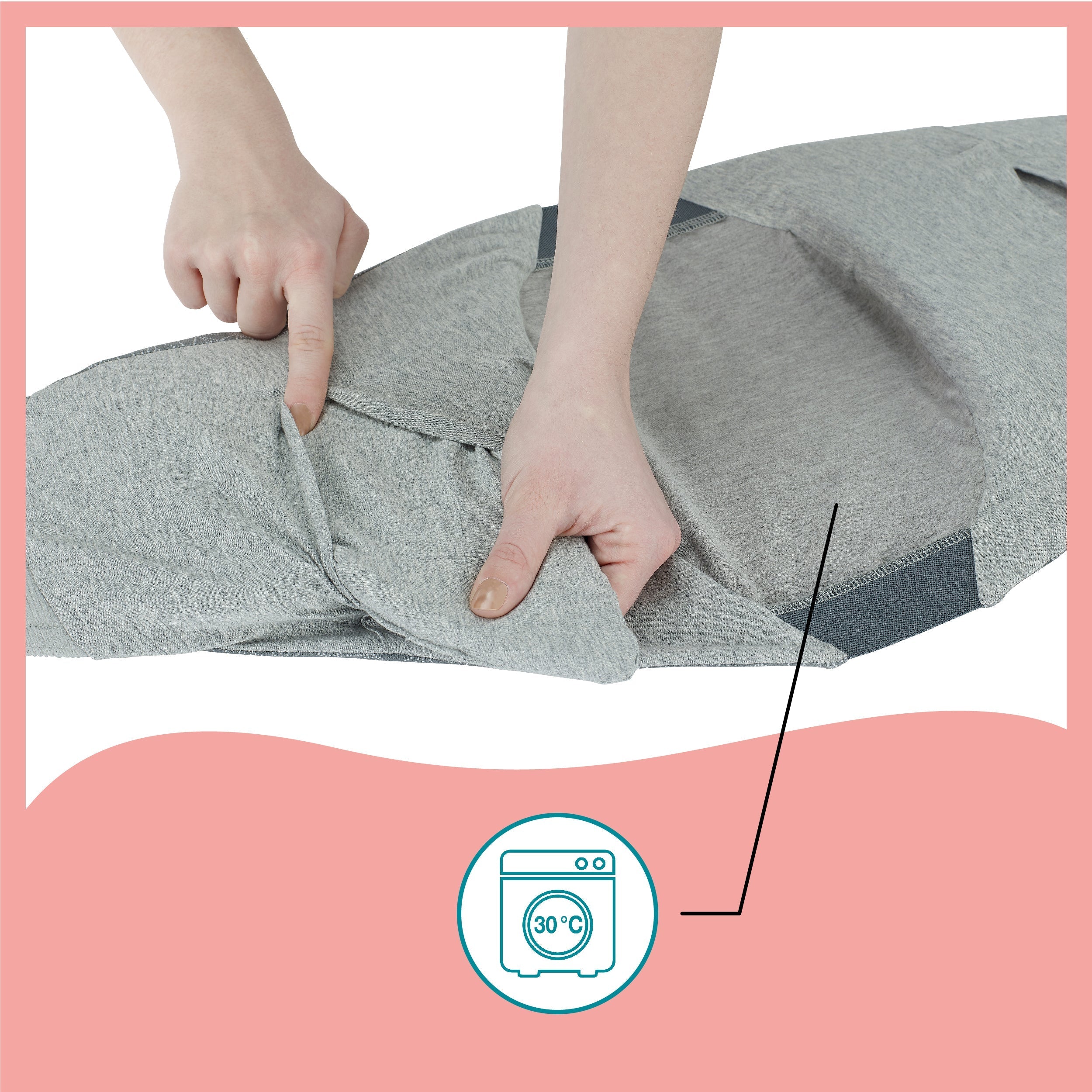 Pack Dream Belt Smokey + voedingskussen Mum & b