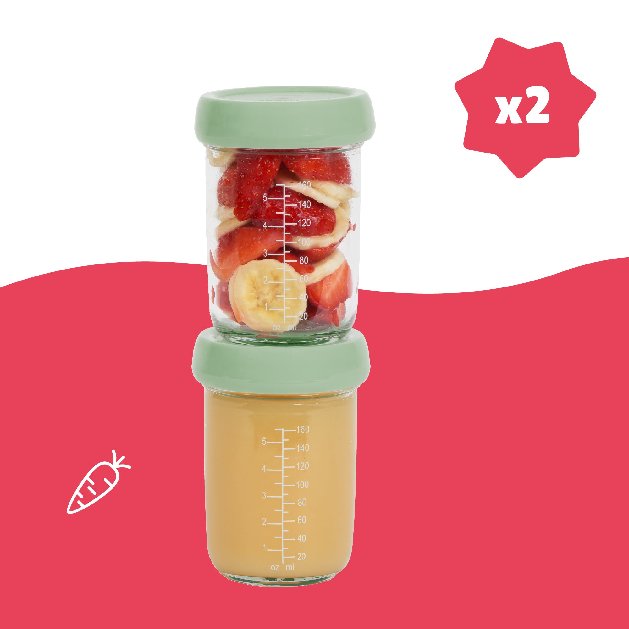 Glazen Badabowls babypotjes Badabulle