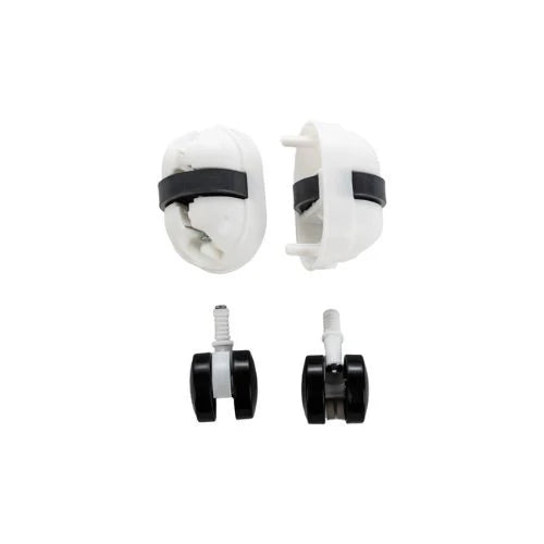 Set van 4 wielen voor loopstoeltje (2 voor en 2 achter)