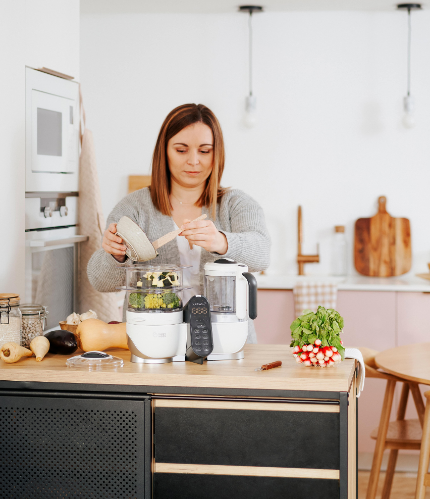 Pack Nutribaby(+) wit & ISY Pouches Herbruikbare waterflessen