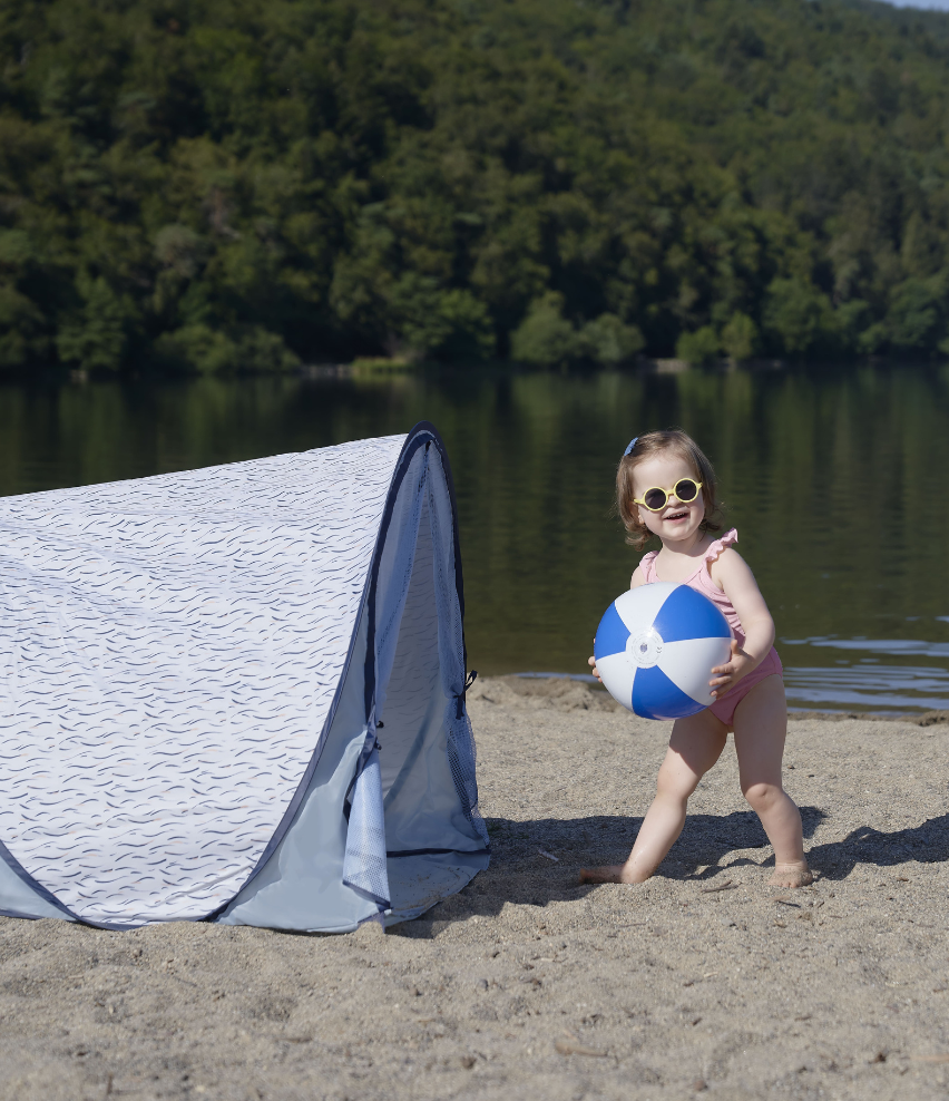 Anti-uv-tent - Blauwe golven