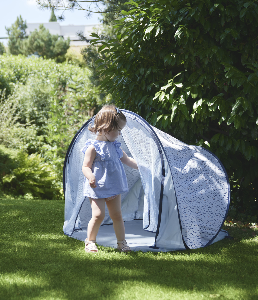 Anti-uv-tent - Blauwe golven