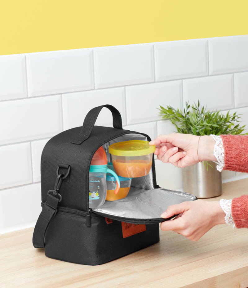 Pick & Go geïsoleerde lunchtas met meerdere vakken