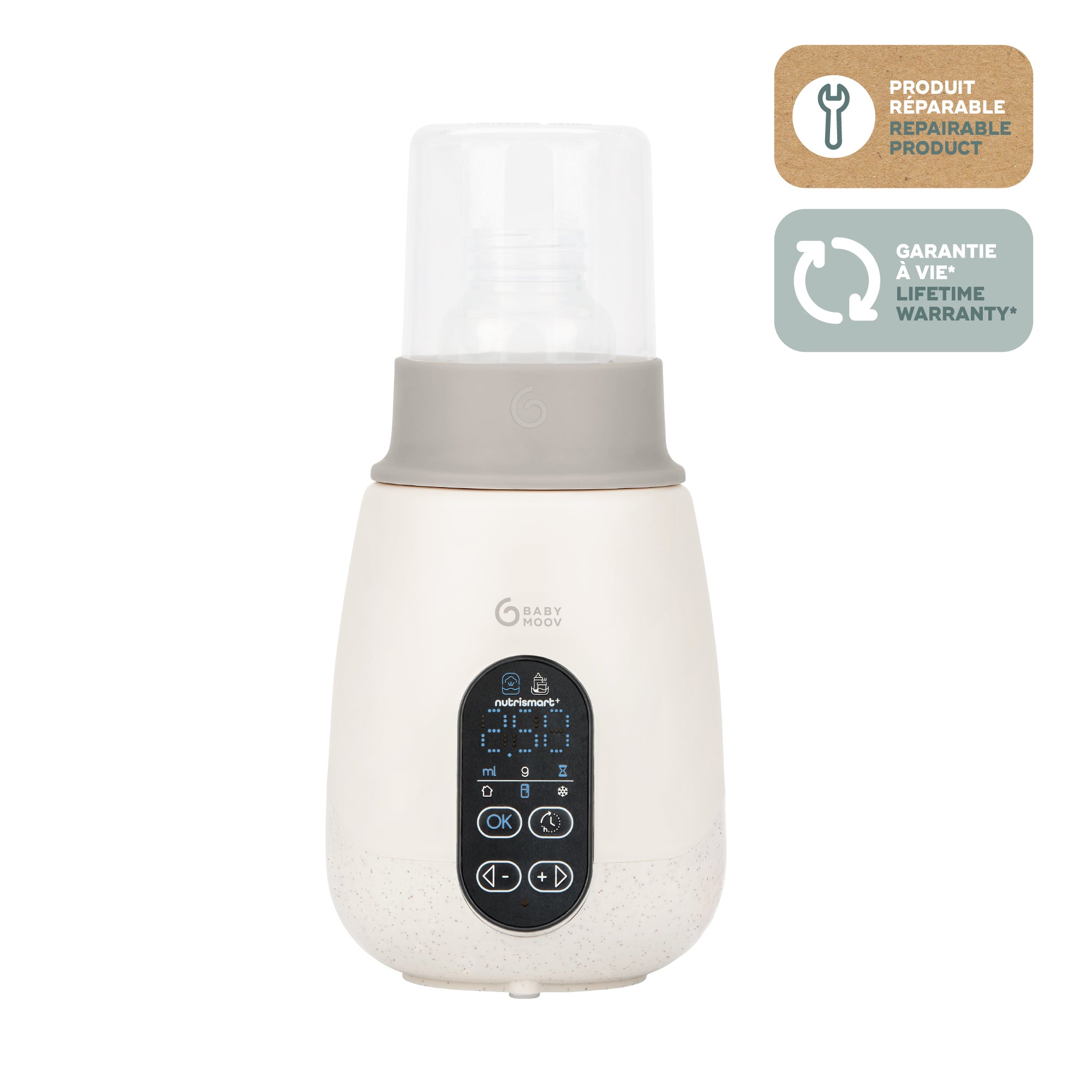Flessenwarmer en Sterilisator NutriSmart+ - Babymoov