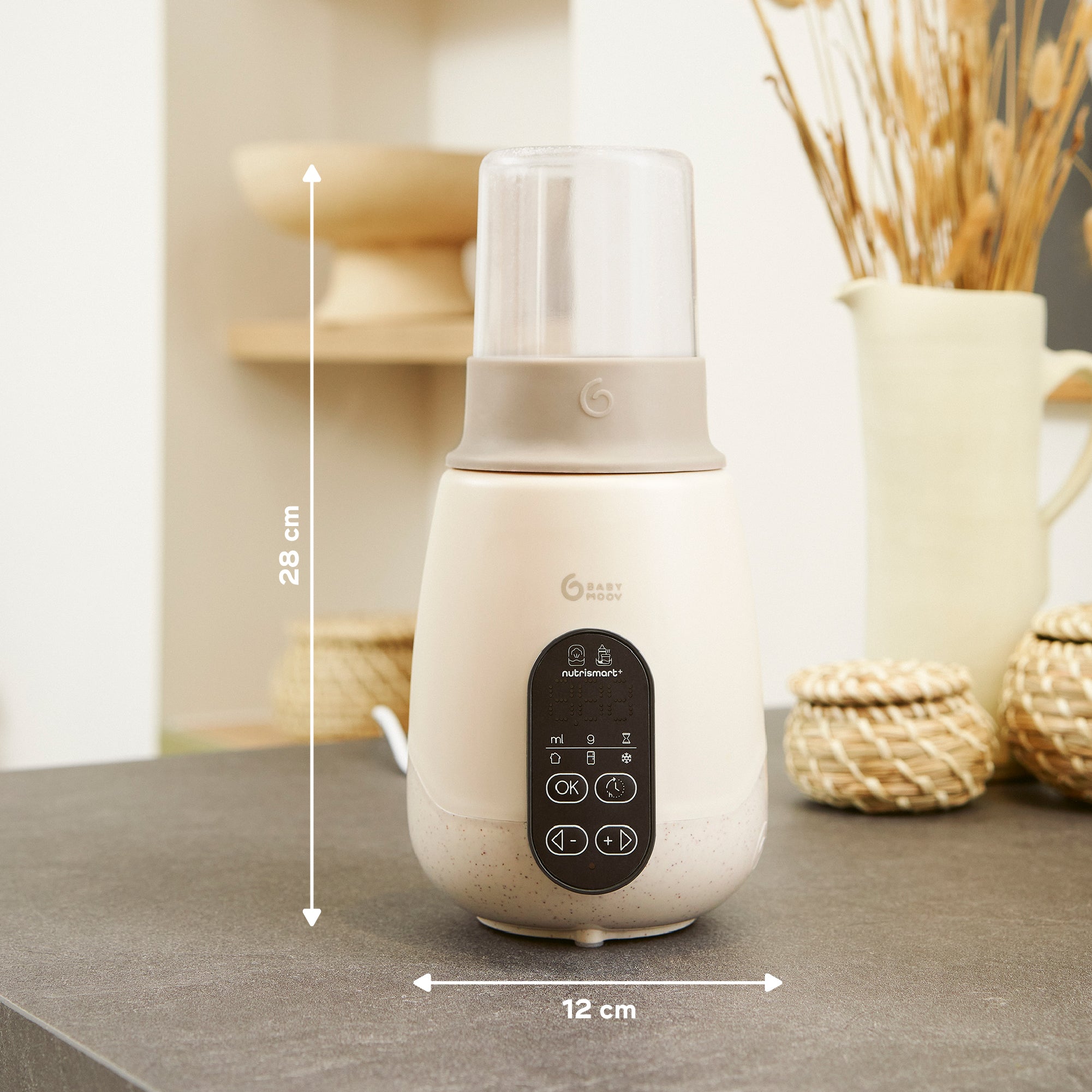 Flessenwarmer en Sterilisator NutriSmart+ - Babymoov