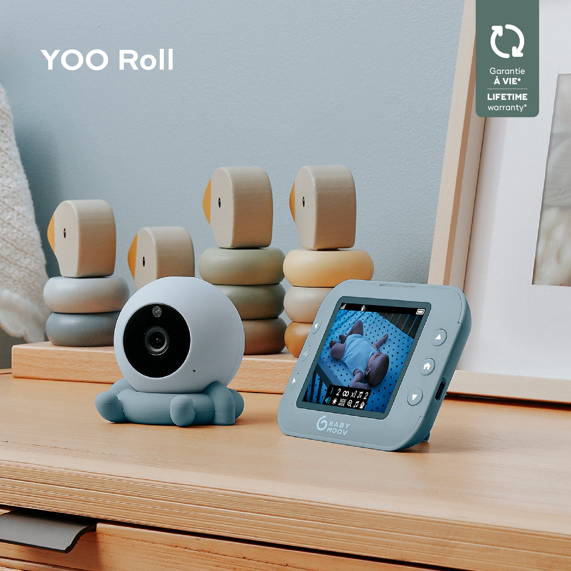Draagbare videobabyfoon - YOO-roll