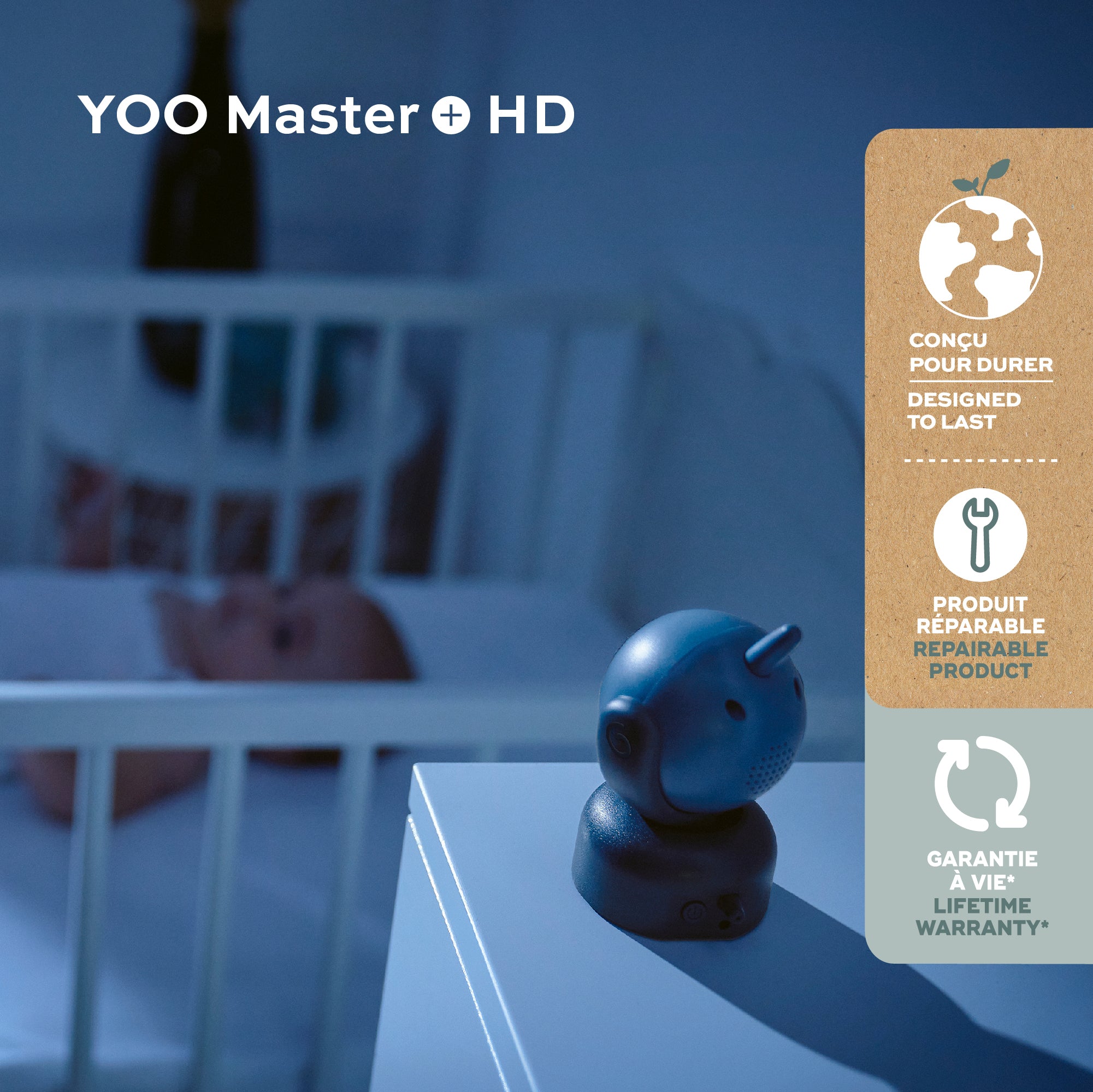 Yoo Master + extra HD-camera voor babyfoon