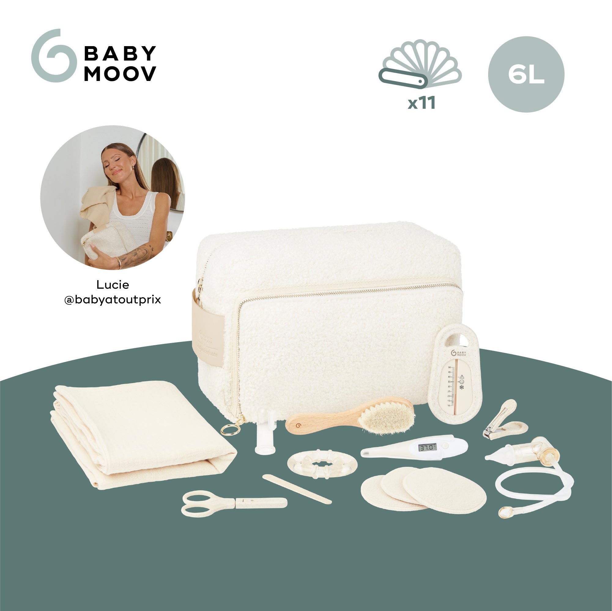 Baby Toilettas Curl White – Babymoov x @babyatoutprix