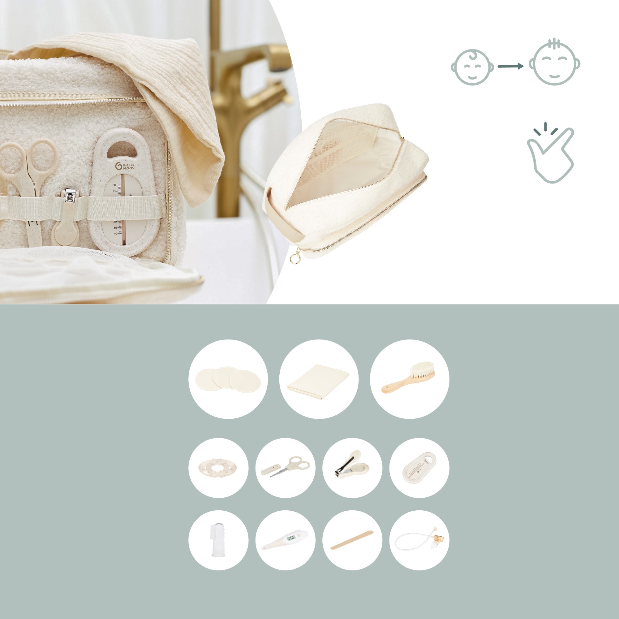 Baby Toilettas Curl White – Babymoov x @babyatoutprix