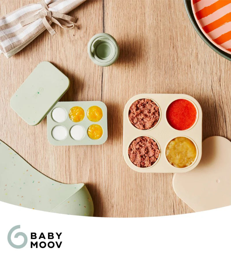 Set Siliconen bakjes + Knabbelaar 